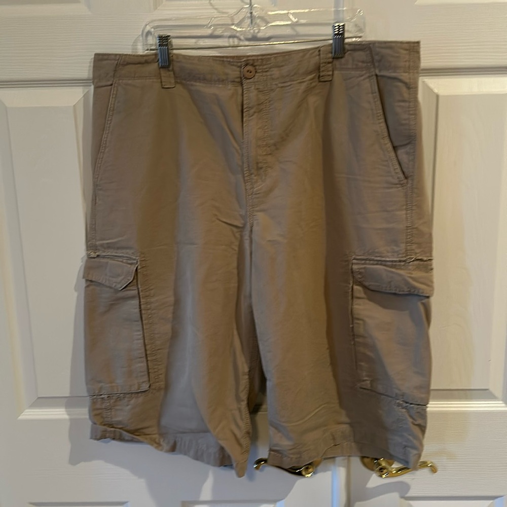 Tan cargo shorts by DKNY size 38
